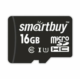 Карта памяти Micro SDHC Smartbuy, класс 10 (16GB)