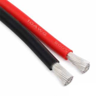 Двухжильный силиконовый кабель 10AWG