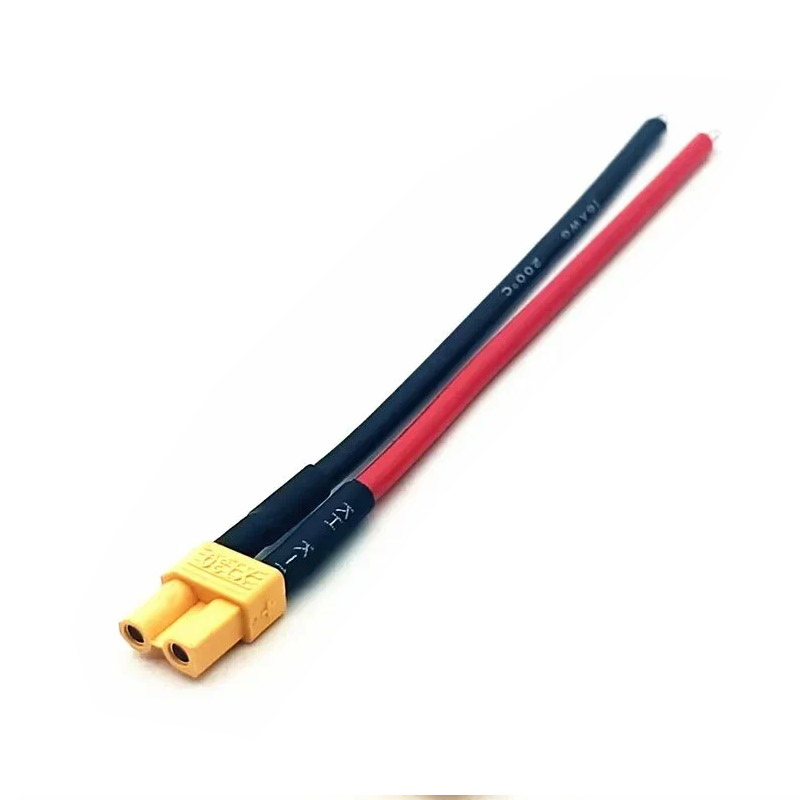 XT30 (мама) на кабеле 16AWG (10 см) XT30 (мама) на кабеле 16AWG (10 см)