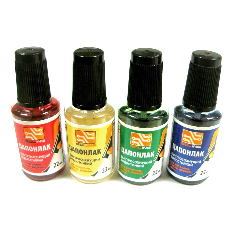 Цапонлак с кисточкой (22 мл), Solins Цапонлак с кисточкой (22 мл), Solins